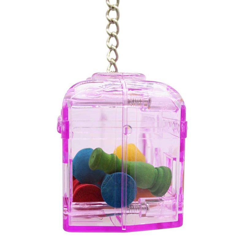 Sweet Feet and Beak Large or Small Treasure Chest - Perfect Bird Cage Toy Colorful, Safe, Easy to Install - Washable, Refillable, Non-Toxic, Foraging Box - Cage Accessories - BeesActive Australia