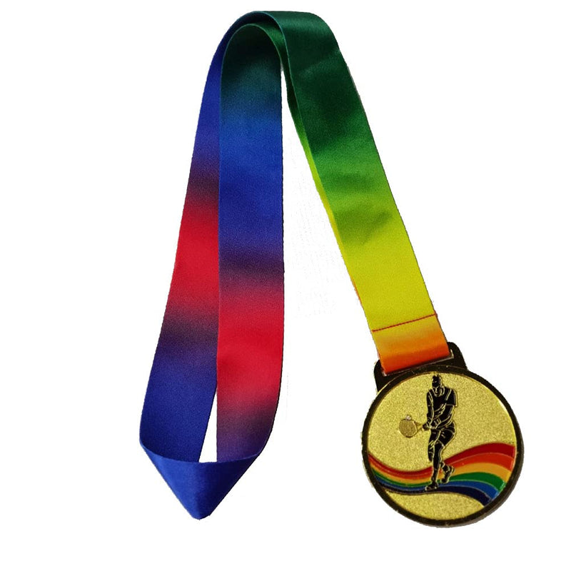 Mike Tennis Medals-Gold Silver Bronze Medals with Neck Ribbons Pack of 3 - BeesActive Australia