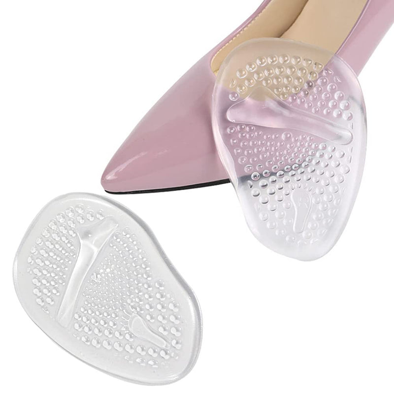 Gel Insoles for High Heels 2 Pairs (4 Pieces) Metatarsal Pads，High Heel Comfort Insoles Transparent Metatarsal Pads Ball of Foot Cushions - BeesActive Australia