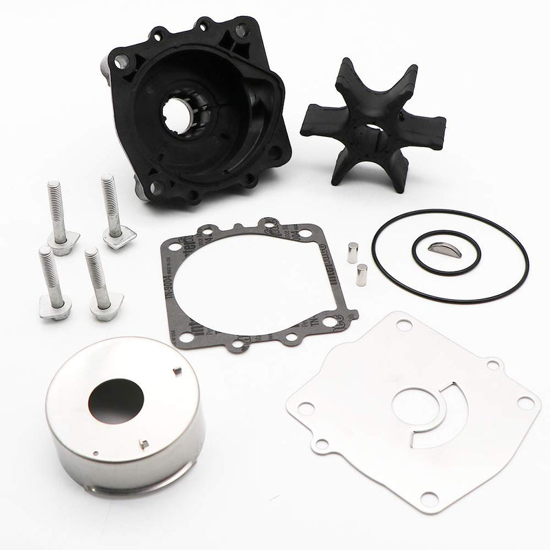 [AUSTRALIA] - KIPA Impeller Water Pump Repair Kit with Housing for Yamaha 61A-W0078-A2-00 61A-W0078-A3-00 V6 Outboards 150, 175, 200, 225, 250, 300 Hp, Fits for Sierra 18-3396, 61A-W0078-A1 