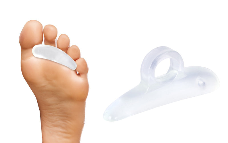 Toe Gel Crest Support, Cushion and Support, Hammer Claw Mallet Toe, Various Sizes Small - Right - BeesActive Australia