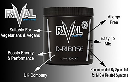 D-RIBOSE 100% Pure 500g Tub Great for ATP Energy Levels and CFS Non GMO 500 g (Pack of 1) - BeesActive Australia