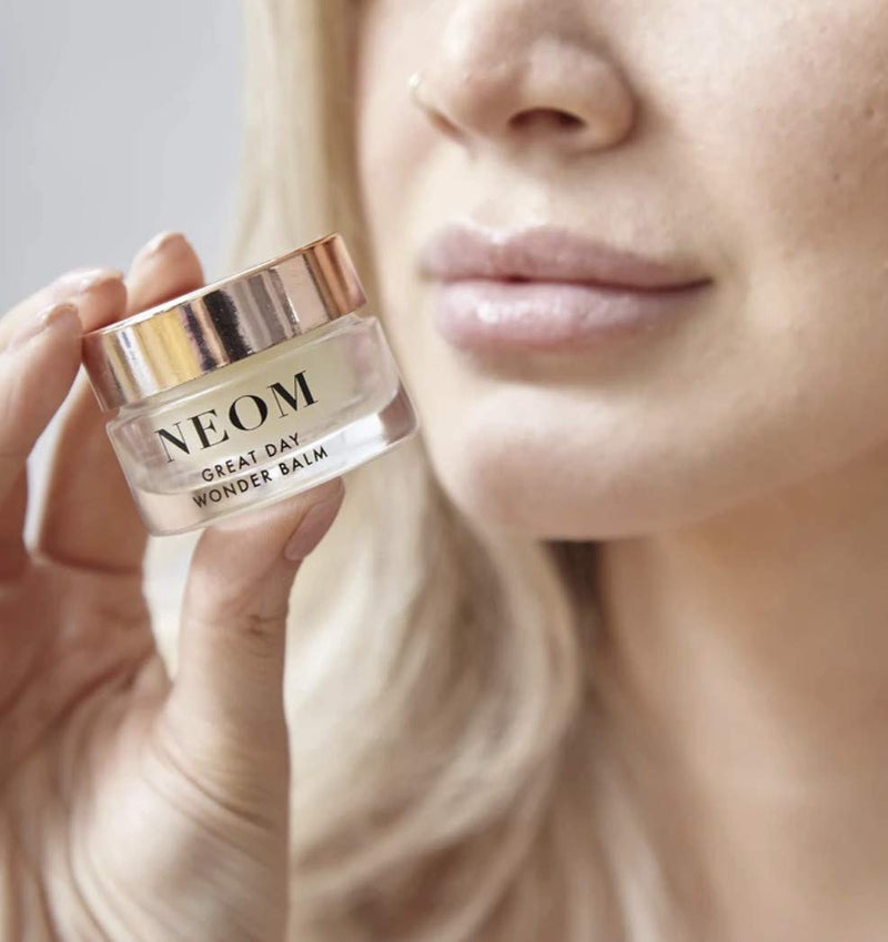 NEOM – Great Day Wonder Balm (0.42 oz) - Skin Smoothing Moisture for Lips & Dry Skin - BeesActive Australia