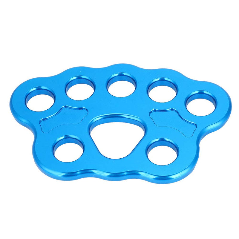 VGEBY Rigging Plate, 8 Holes Paw Descender Plate Multi Anchor Point Connector Gear for Caving Climbing Rescue - BeesActive Australia