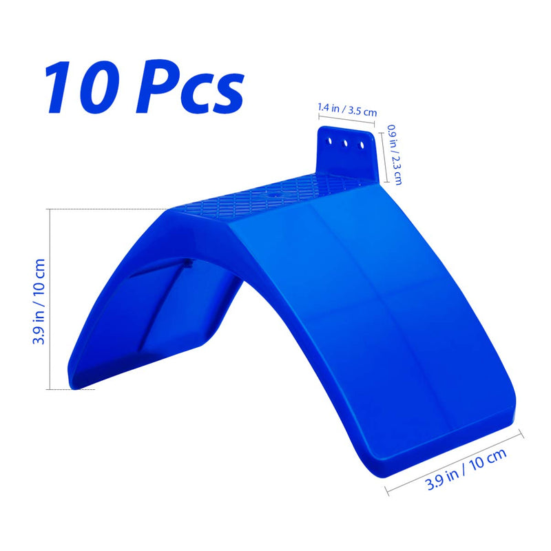 POPETPOP Pigeon Rest Stand-10pcs Plastic Pigeon Perch Dove Rest Stand Frame Grill Dwelling Pigeon Perches Roost for Bird Supplies (Blue) - BeesActive Australia