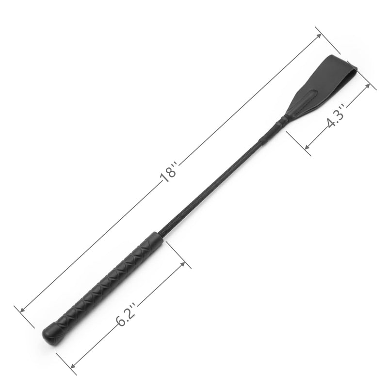 Doooit 18" Riding Crop for Horse, Authentic English Riding Genuine Leather Whip, Equestrian Horse Crop - BeesActive Australia