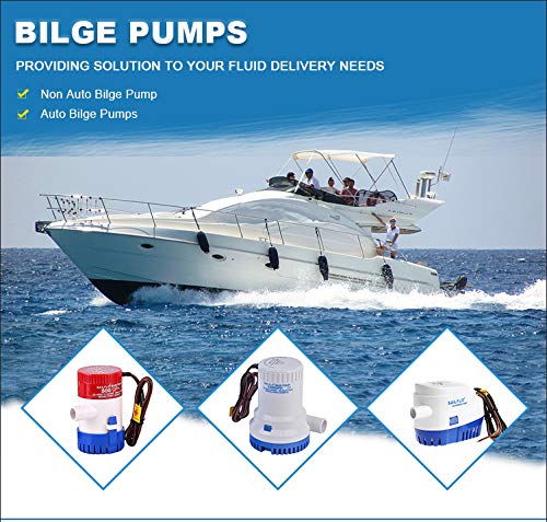 [AUSTRALIA] - SAILFLO Automatic Submersible Boat Bilge Water Pump 12v 1100gph Auto with Float Switch 1 1/8 inch (29mm) Outlet… 