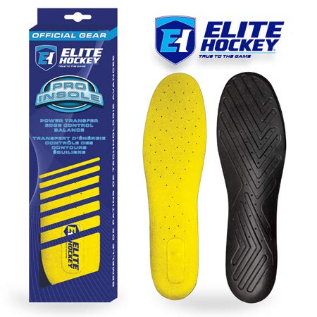 [AUSTRALIA] - Elite Hockey, Ice Hockey Skate, Pro Insoles (Size Choice) Mens Skate 12-12.5/Womens 13-13.5 (One Pair) 