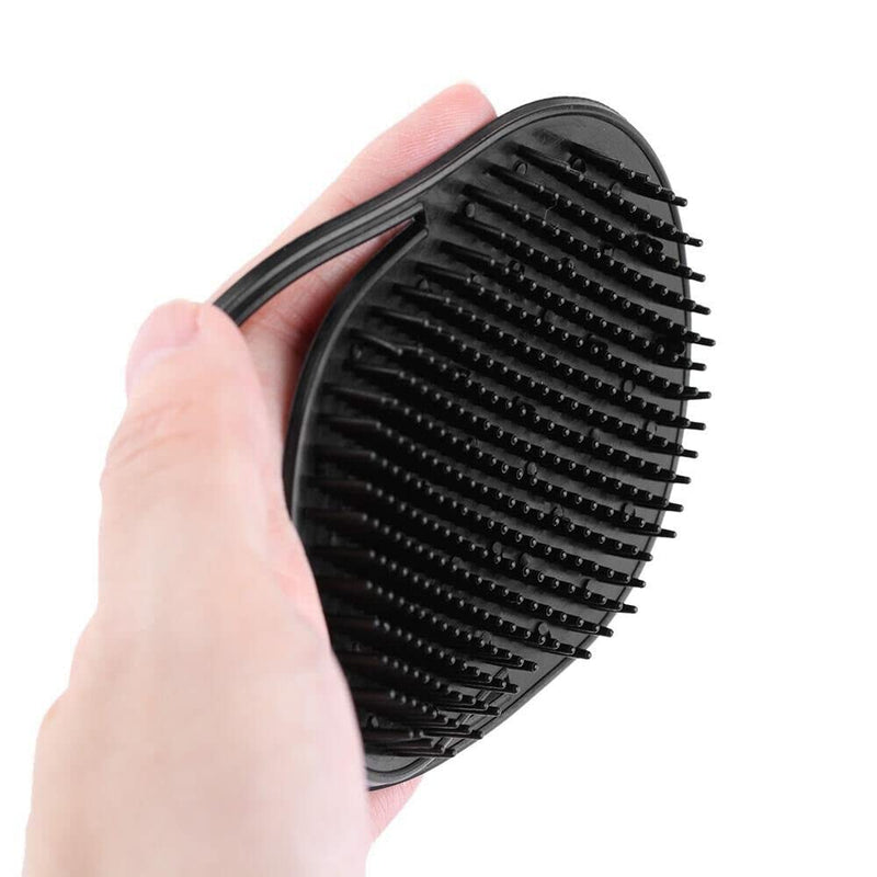 6PCS Men Hair Comb Brush Pocket Beard Mustache Palm Scalp Massage Travel,Hand Pocket Comb Scalp Massager Portable Soft Pocket Men Black Brush - BeesActive Australia