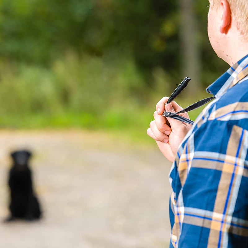 Dog Whistle to Make Dogs Come to You | Perfect for Training | Dog Training Whistles | Includes Lanyard for Easy Use | Black Color to Match It with Everything | Dog Whistle Training - BeesActive Australia