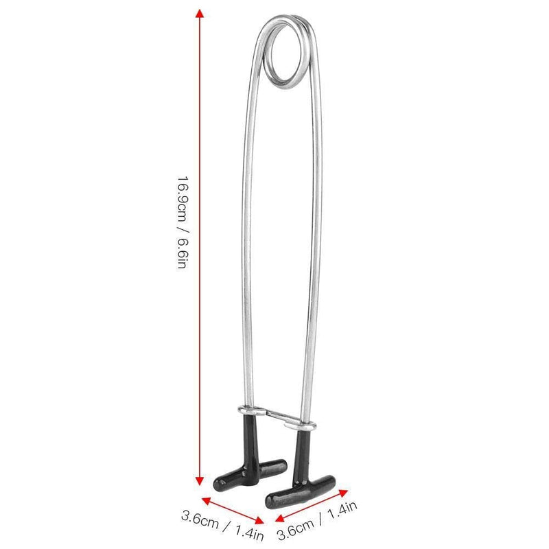 Fish Mouth Opener, MAGT Stainless Steel Fish Mouth Spreader Water Bottle Hanger Jaw Spreader Saltwater Fishing Accessory - BeesActive Australia