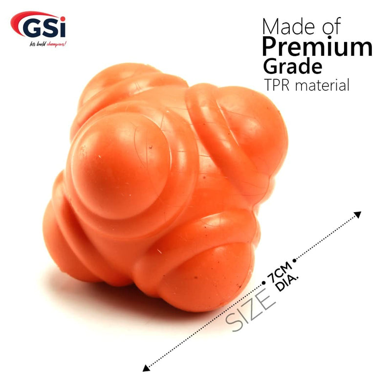 GSI Bounce Reaction Balls for Agility Reflex and Coordination Training (72 mm) - BeesActive Australia
