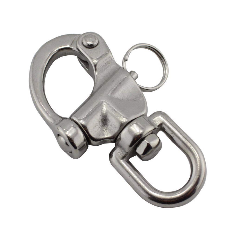 NRC&XRC Swivel Eye Snap Shackle Quick Release Bail Rigging Sailing Boat Marine Stainless Steel Clip Pair - BeesActive Australia