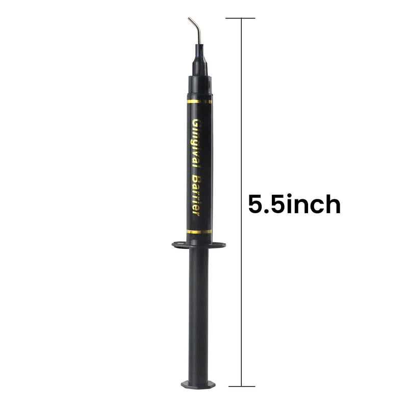 Gingival Protection Gel, 10PCS*3ML LuckinSmile Gum Protection Gel Syringe, Provides a Protective Barrier for Gums, for Use with Teeth Whitening Gel, Allowing Tooth Whitening with Reduced Sensitivity Black - BeesActive Australia