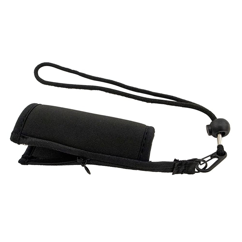 Pair of Black Padded Neoprene Crutch Handle Covers for Comfort with Wrist Strap - by Lifeswonderful - BeesActive Australia
