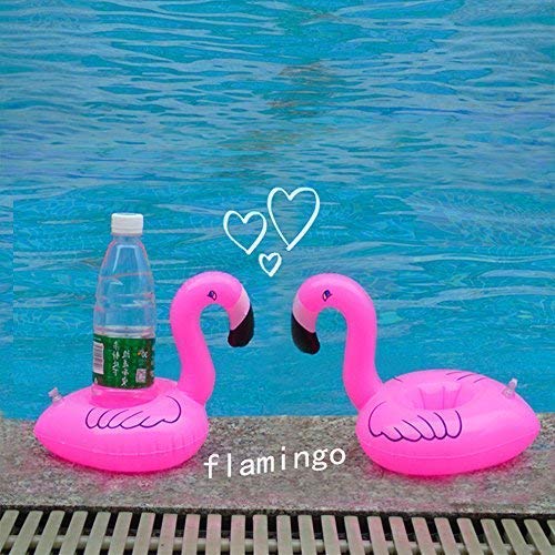 HDSHIMAO Flamingo Inflates Coasters, Inflatable Drink Holder Float Coasters 12-Pack - BeesActive Australia