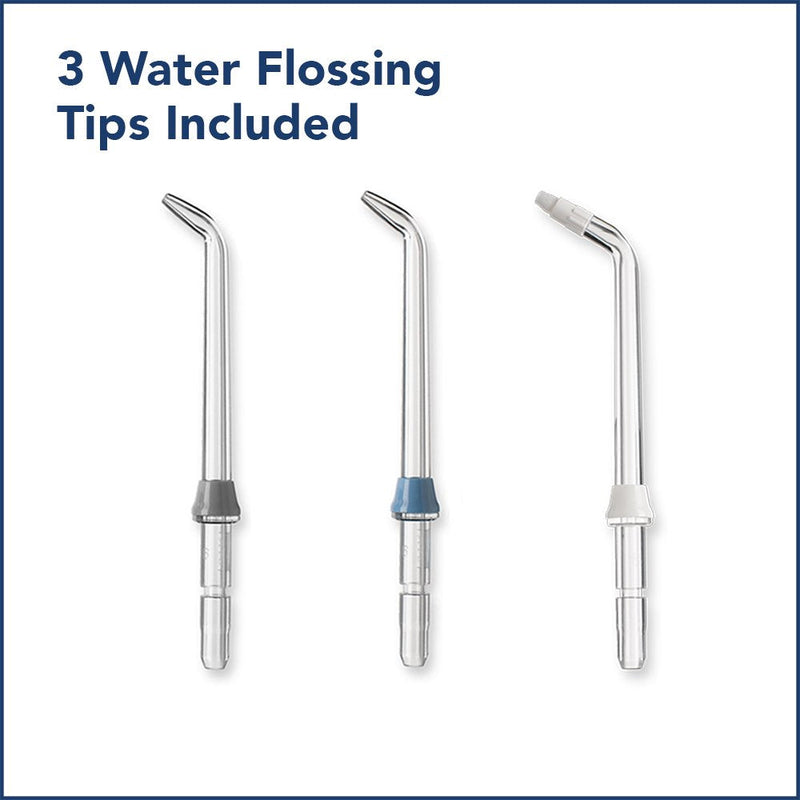 Waterpik Cordless Freedom Water Flosser, Portable and Waterproof Battery Powered Dental Plaque Removal Tool, Ideal for Travel, Small Bathrooms or In-Shower Use, White (WF-03UK010), White - BeesActive Australia