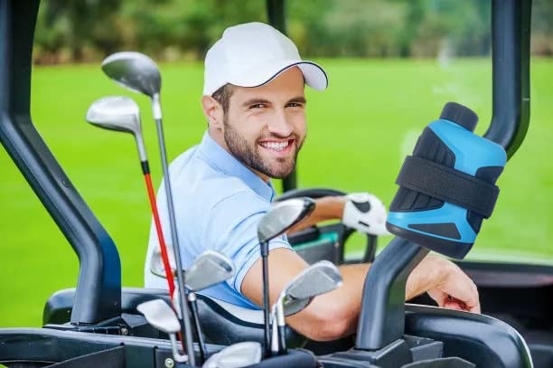 HomeMount Golf Rangefinder Magnetic Holder - Adjustable Strap Range Finder Accessories for Golf Cart Railing - BeesActive Australia