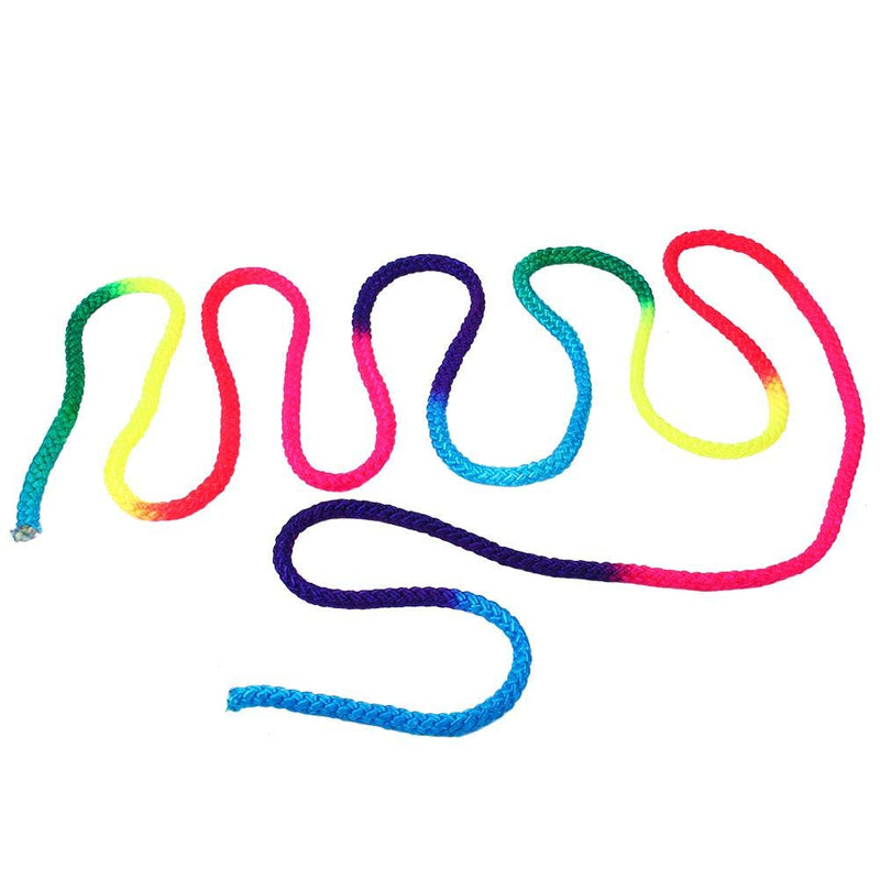 Gymnastics Rope, Rainbow Color Competition Arts Rope Rhythmic Gymnastics Rope Sports Training Rope for Kids Playing Fitness Home Deocr - BeesActive Australia