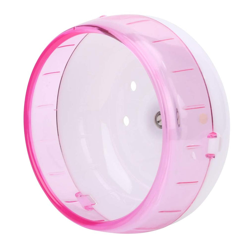 Hamster Running Toy, Plastic Exercise Wheel Super Silent Roller Exercise Running Wheel Toy Rest House Nest Play Toy for Gerbils Chinchillas Hedgehogs Other Small Animals(Pink) pink - BeesActive Australia