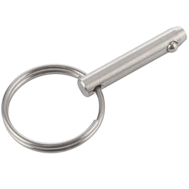 [AUSTRALIA] - VTurboWay 4 Pcs Quick Release Pin 1/4" Diameter, Usable Length 1", Full 316 Stainless Steel, Bimini Top Pin, Marine Hardware, All Parts are Made of 316 Stainless Steel 