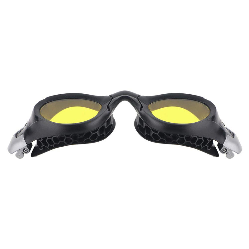 [AUSTRALIA] - LANE 4 icompy Performance & Fitness Junior Swim Goggle - Hydrodynamic Design, Anti-Fog UV Protection for Adults Men Women VC-959 (Yellow/Black) 