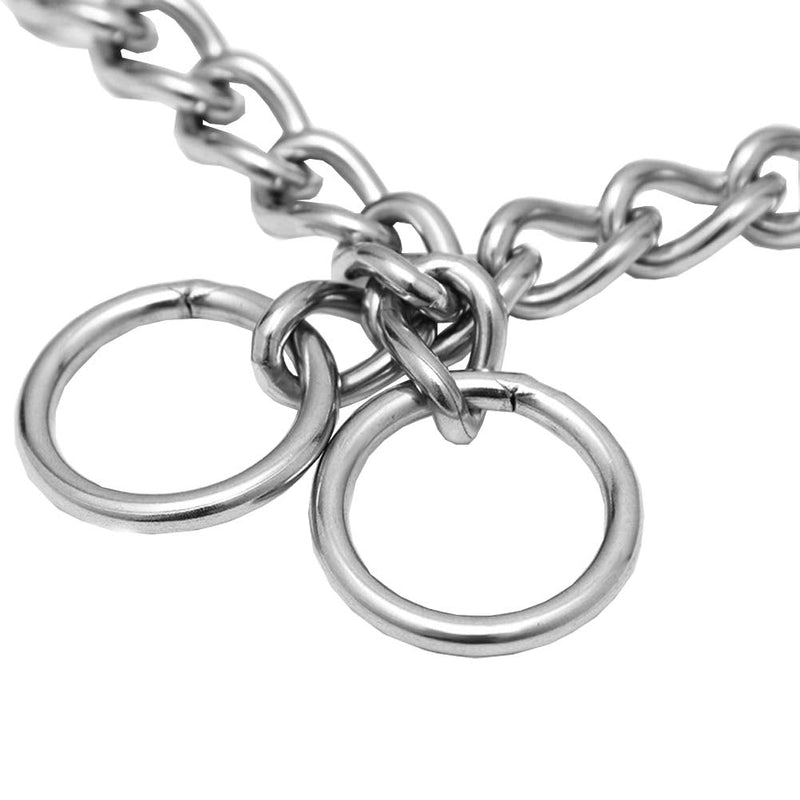 SGODA Chain Dog Training Choke Collar, 304 Stainless Steel 25", 4mm - BeesActive Australia