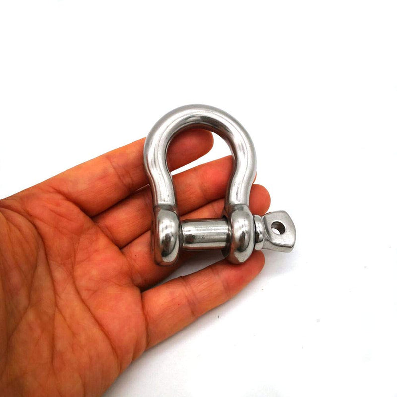 [AUSTRALIA] - JingYi Silver Color Stainless Steel Screw Pin Anchor Shackles Choose from 3/6" to 5/8" 3/8" 