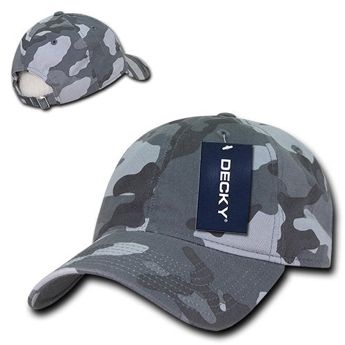 [AUSTRALIA] - DECKY Relaxed Cotton Camo Cap, Urban 