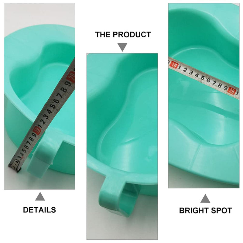 TOYANDONA Firm Thick Stable Large Bedpan Portable Bed Pan Female Urinal Urine Bottle for Easier Placement Emergency Device - BeesActive Australia