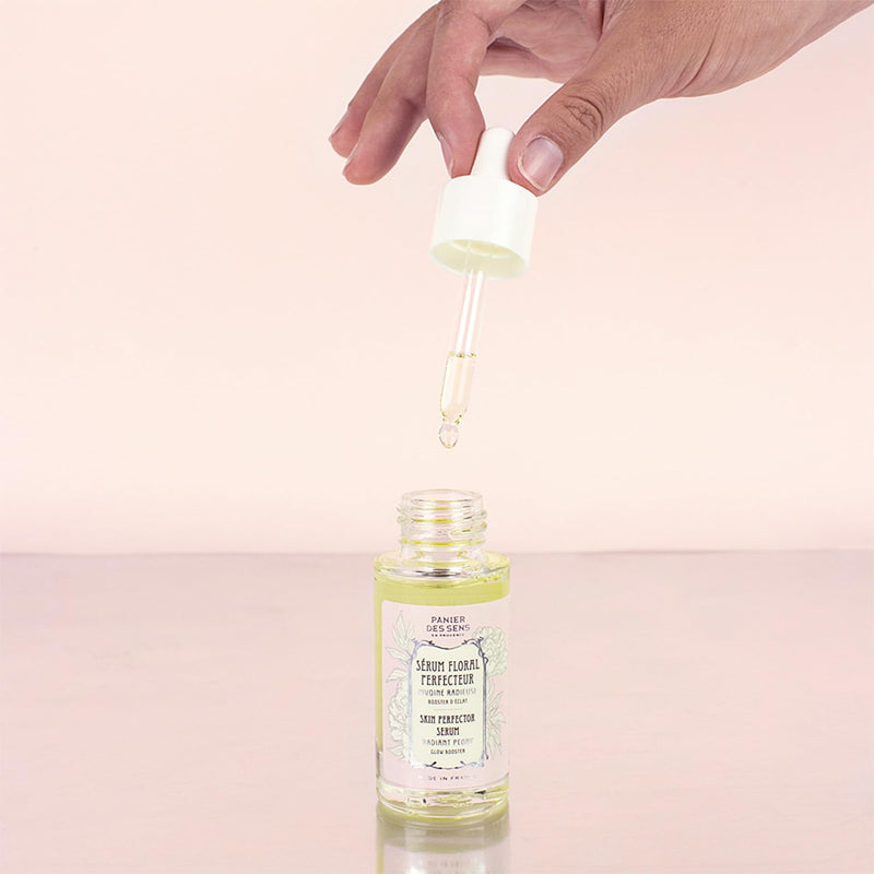 Panier des Sens Face Serum Radiant Peony facial skin care products- Made in France & 100% natural - 1 Floz/30ml - BeesActive Australia