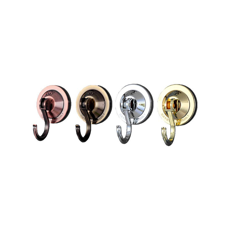 NL Home Suction Cup Hooks, 4-Pack Vacuum Wreath Hangers for Flat Smooth Wall Surface, Copper - BeesActive Australia