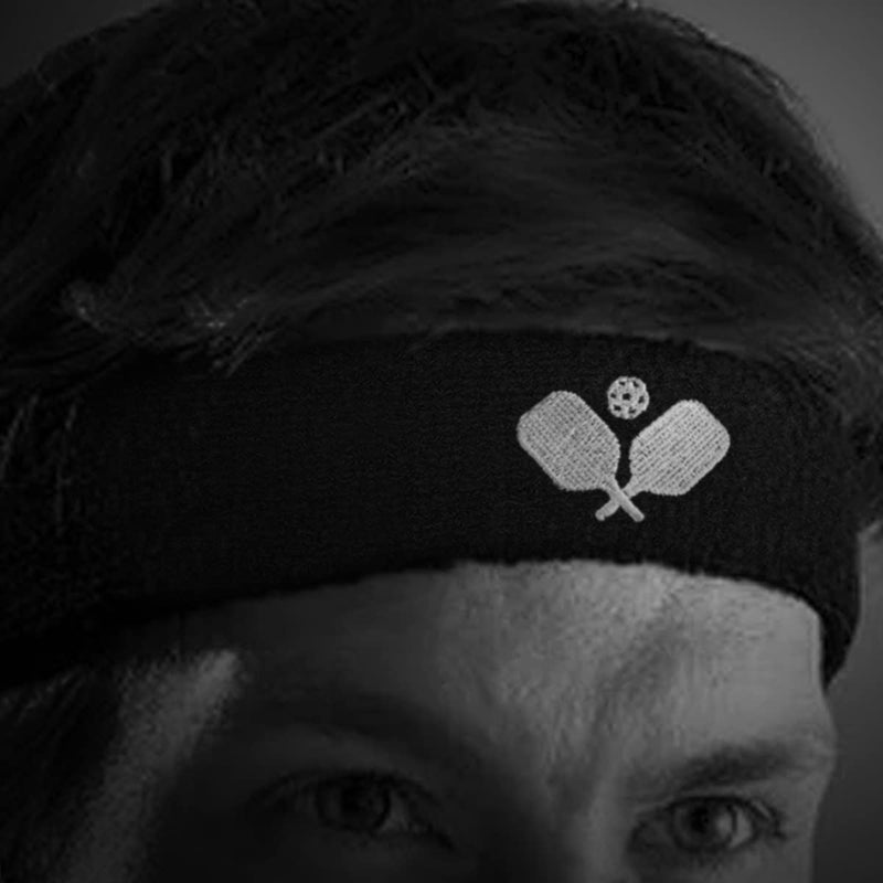 Pickleball Wristbands and Headband Set — 3 Piece Sweat Absorption Sweatbands — Moisture Wicking Athletic Cotton - BeesActive Australia
