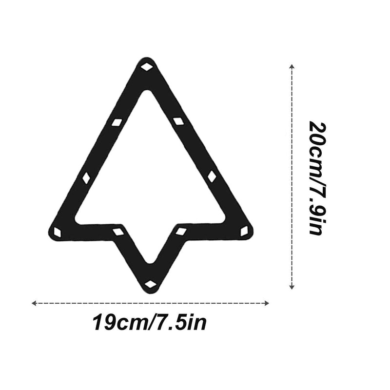 YXCX 6 Pcs Magic Ball Rack Magic Rack Sheet, Pool Ball Rack Magic Rack Sheet Billiards Ball Rack Holder Sheet,Triangle Cue Accessories 8, 9, and 10 Ball Combo Pack - BeesActive Australia