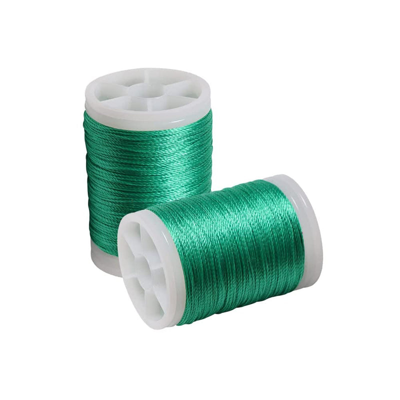 - QI HUO JU - Archery Bow String Serving Thread Bowstring Serving Material 131 Yard/120cm Serving String Material for Compound Bow Peep Sight Nock Hunting Shooting Accessories Green - BeesActive Australia