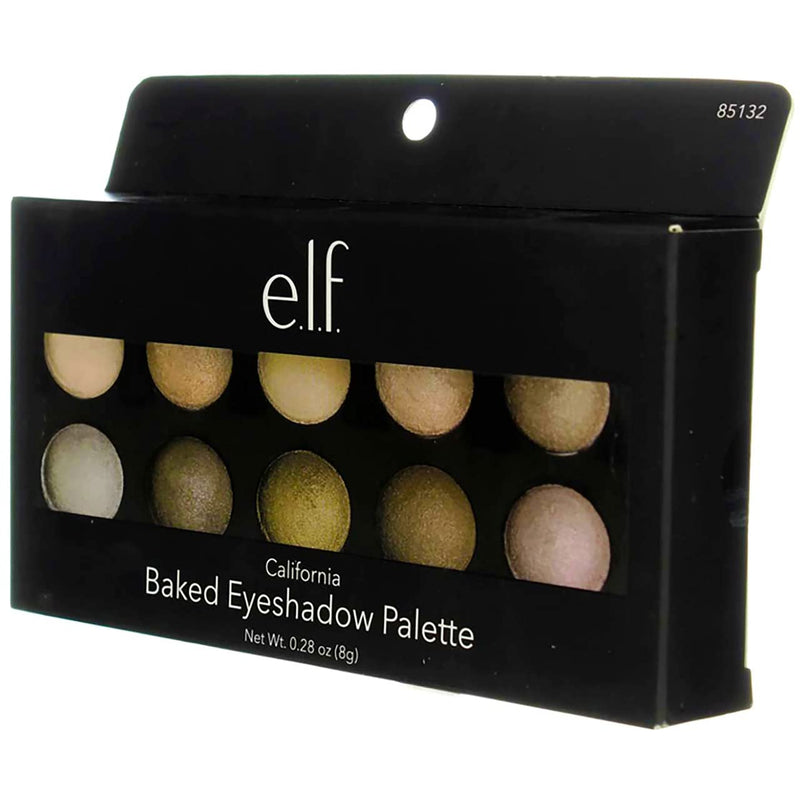 Baked Eyeshadow Palette, 10-Shade Set, California - BeesActive Australia