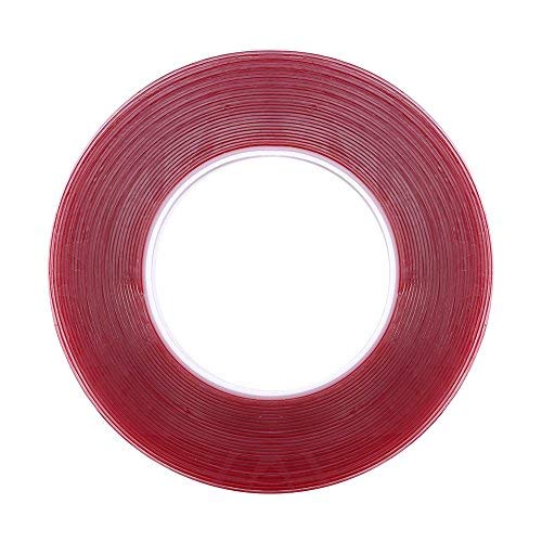 Rotekt 10m Nail Art Adhesive Double-sided Tape Red Film Clear Tape for Nail Display Lens Manicure Tool - BeesActive Australia