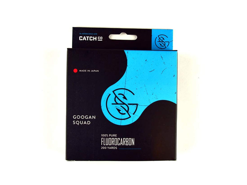 [AUSTRALIA] - Catch Co Googan Squad 100% Pure Fluorocarbon (Fluoro) Fishing Line, 200yd 25lb 