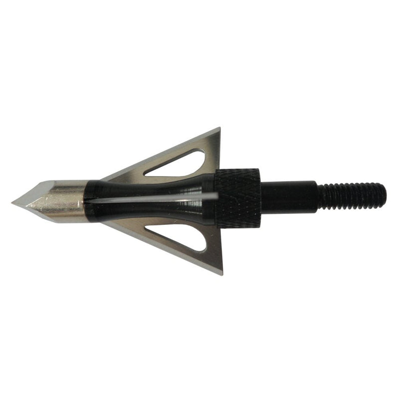 PA Broadheads 3 Fixed Steel Blade 100 Grain Archery Hunting Arrowheads for Compound Bow and Crossbow (Black) - BeesActive Australia