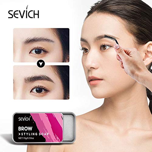 gowwim Brow Styling Soap-Clear Eyebrow Soap Kit, Wild Eyebrow Shaping Soap Long Lasting Waterproof Natural. - BeesActive Australia