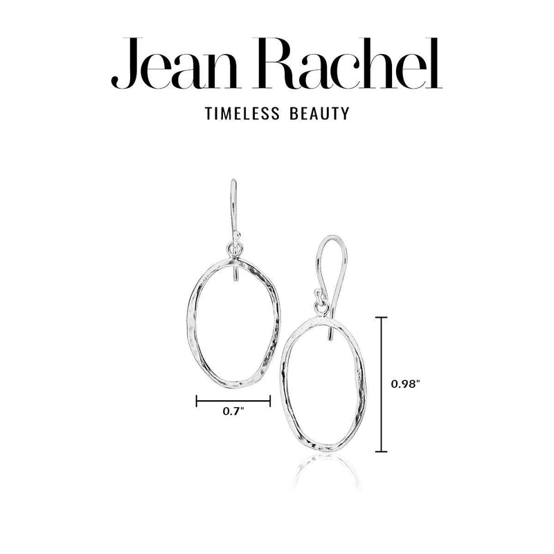 925 Sterling Silver Dangling Hoop Earrings, Stylish and Chic, Hypoallergenic, Nickel and Lead-free, Artisan Handcrafted Designer collection, French Wire Earring Back, Made In Israel, Gift For Women - BeesActive Australia