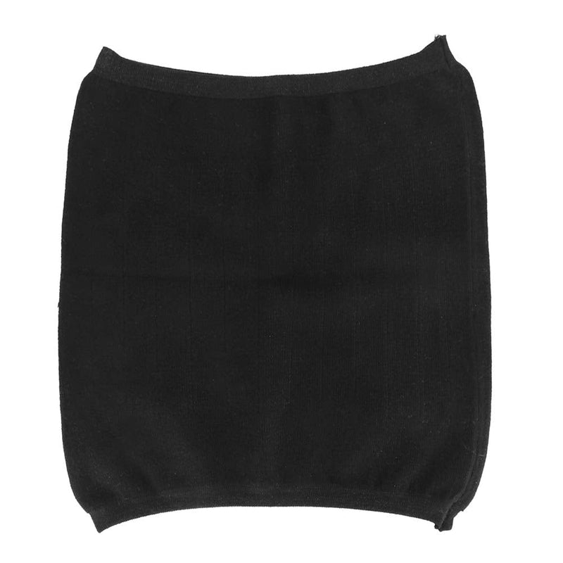 Thermal Lumbar Support Cashmere Knit Stomach Kidney Warmer Abdominal Binder Lower Back Belt Brace Waist Trimmer Band Elastic Back Stomach Kidney Protector Postpartum Belly Wrap Warming Kidney Recover L Black - BeesActive Australia