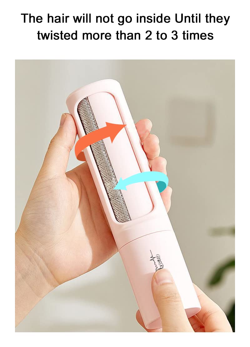 M&R,Pet Hair Remover Brush-Portable & Reusable Animal Hair Removal Brush for Dogs and Cats Easy to Clean Fixed Areas Pet Fur from Carpet, Furniture, Bed & Sofa and for Clothes and Car Seats Blue - BeesActive Australia