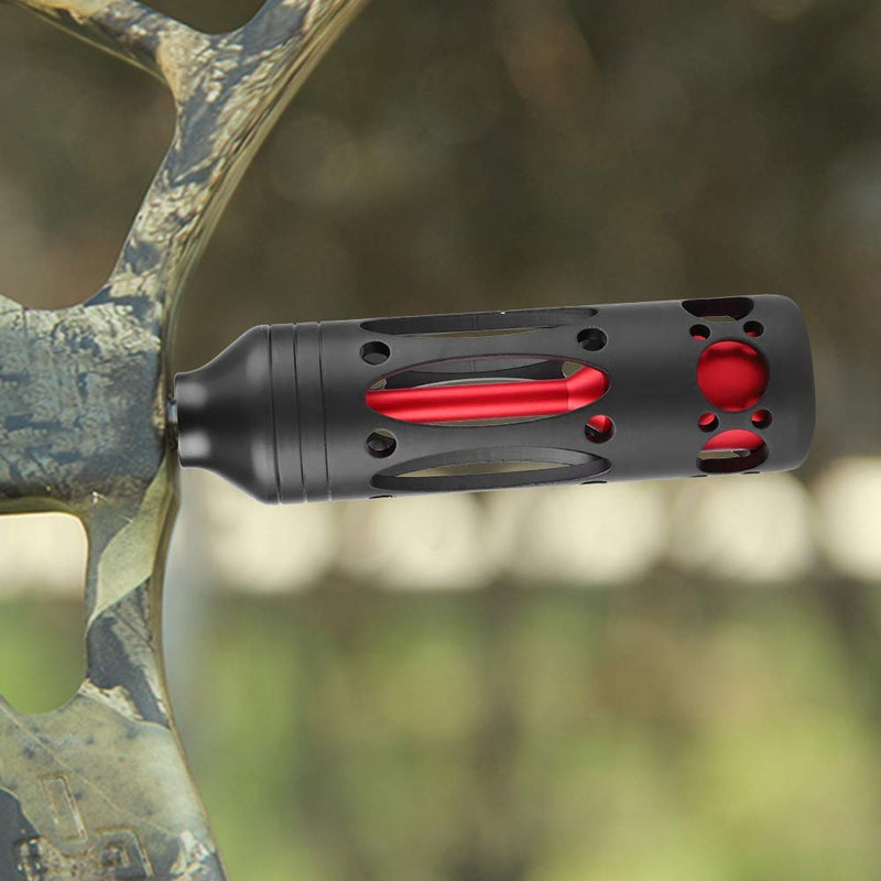 Archery Stabilizer Archery Bow Damper Stabilizer Weight Kit Balance Bar Bow Accessory for Archery Black Red - BeesActive Australia