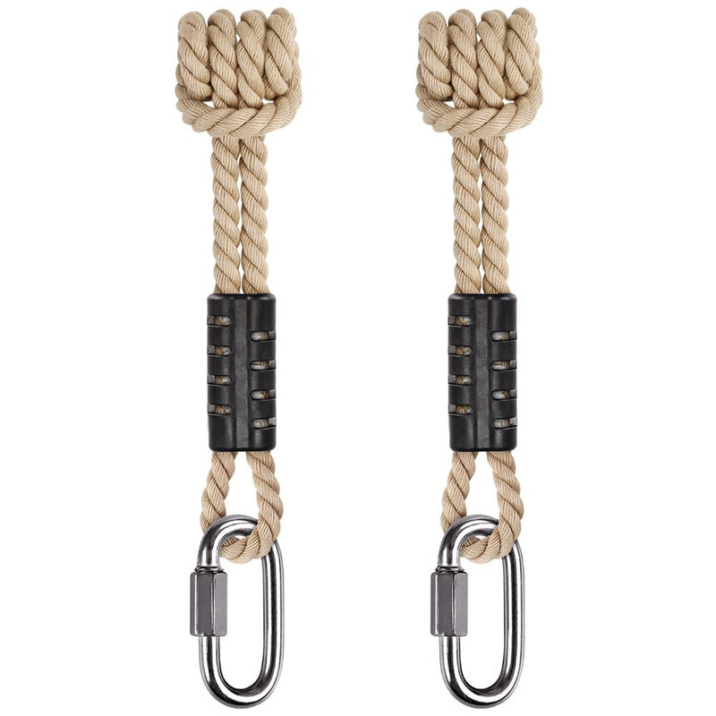 BeneLabel Poseidon Series Sewn Prusik Loops Ropes, Safety, 19", Diameter 2/5", 2 Pack, Beige off-white - BeesActive Australia