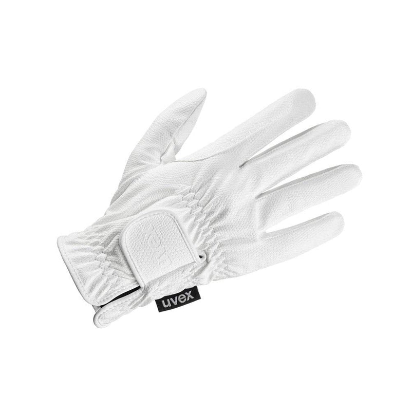 Uvex Sportstyle Horse Riding Gloves for Women & Men - Breathable, Washable & with Touchscreen Capability White 7 - BeesActive Australia