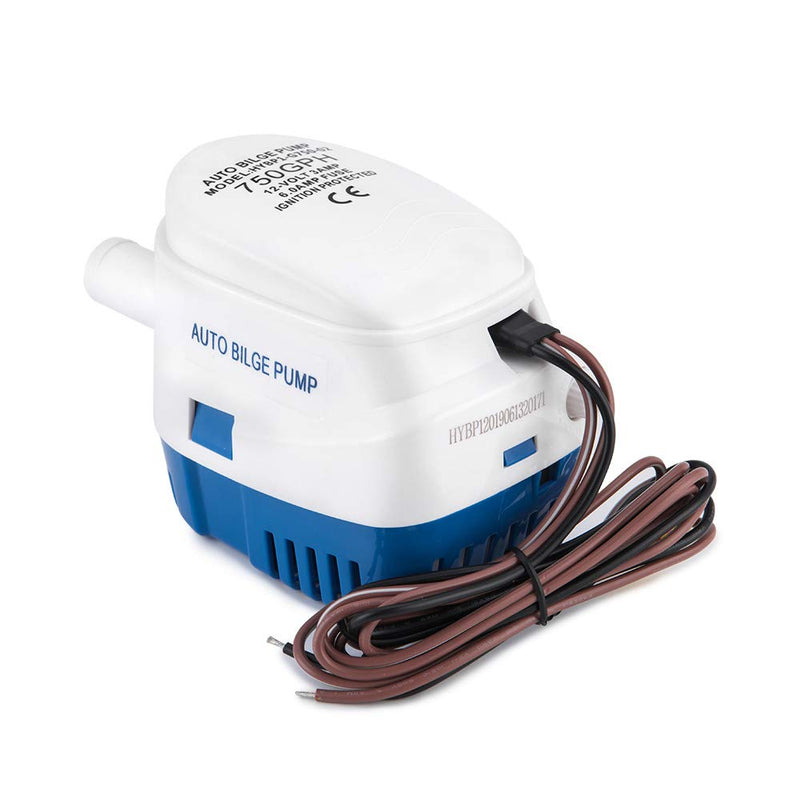 Dontmiss Automatic Submersible small Boat Bilge Pump 12v 750gph Auto with Float Switch 3/4 inch (19mm) Outlet Dia, bilge pumps for boats - BeesActive Australia