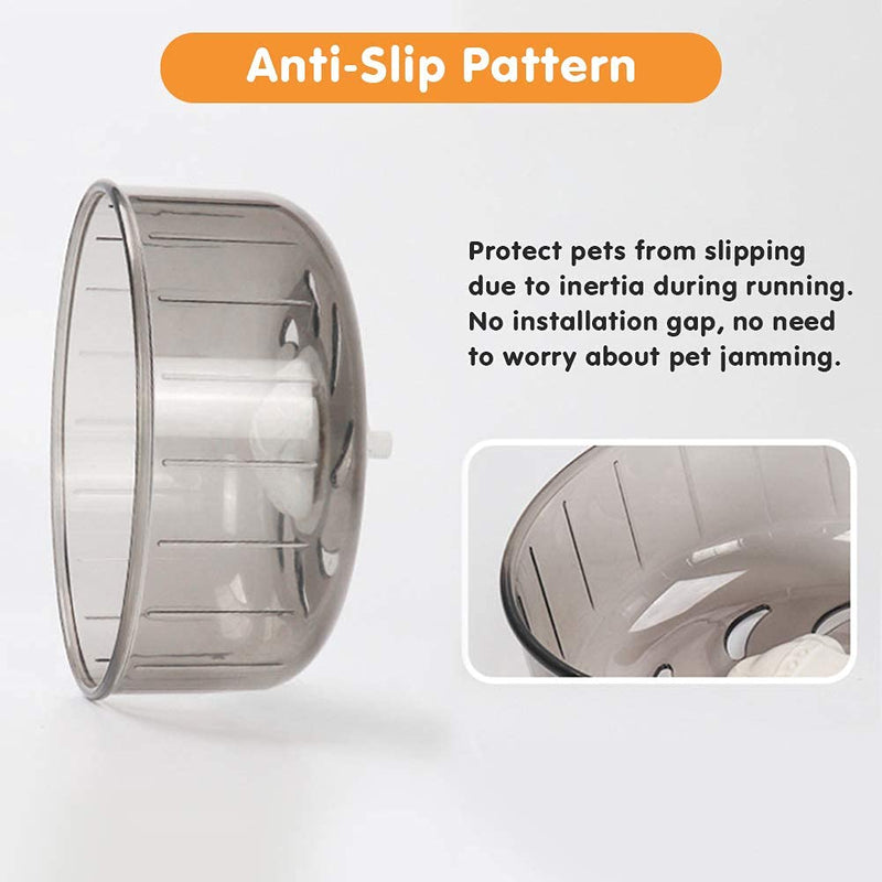 Hamster Exercise Wheels, YOUTHINK Silent Running Wheel 13cm Quiet Spinner for Gerbils Mice Small Animals Cage Toy Attachment - BeesActive Australia