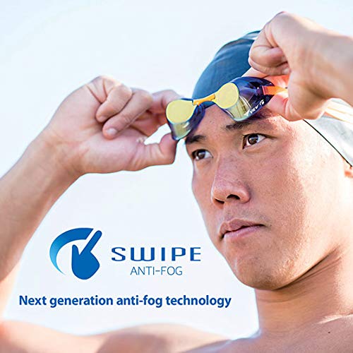 [AUSTRALIA] - View Swimming Gear V-230ASA Blade Orca Swipe Racing Swim Goggles Smoke Mirrored Lens 