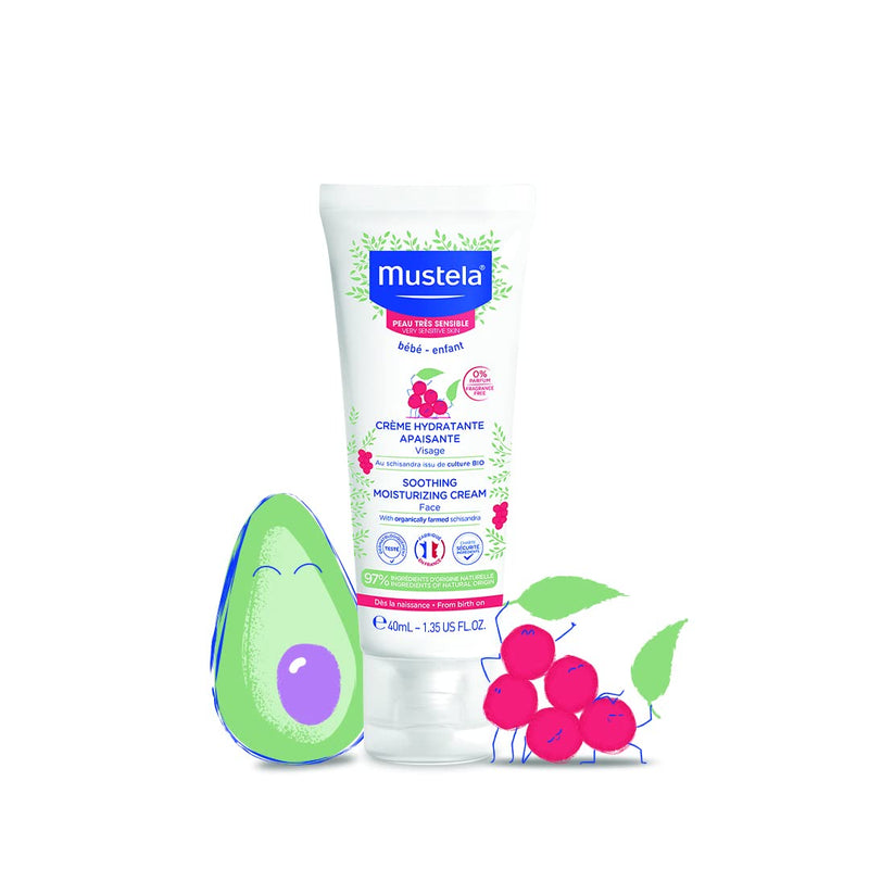 Mustela PTS CREME HYDRATANTE APAISANTE 40 ML/VERZACHTENDE HYDRATERENDE CREME 40 ML - BeesActive Australia